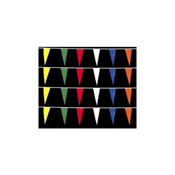 Nabco 6" X 18" Pennants: Green & Yellow P550-GY
